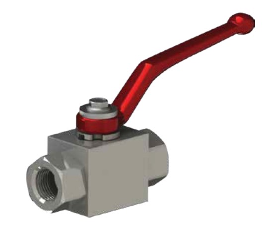 2/2 Wege Hydraulik Kugelhahn Absperrhahn Gr.1/4″ , 3/8″, 1/2 ” Hochdruck 500 Bar.